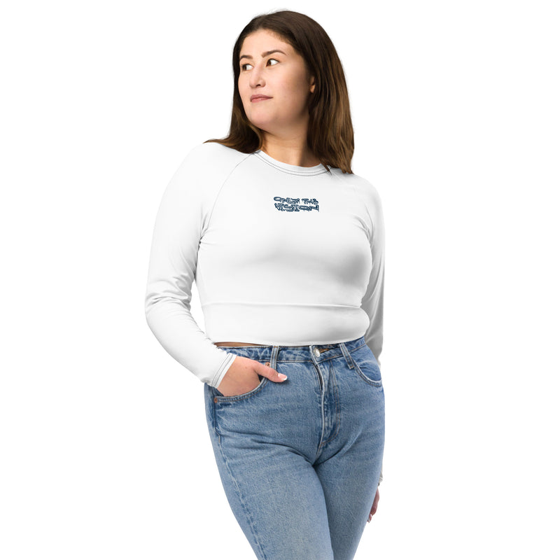 OTV long-sleeve crop top