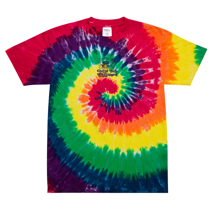 Funky TV Oversized tie-dye t-shirt