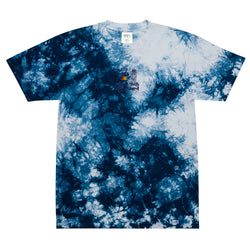 Funky TV Oversized tie-dye t-shirt