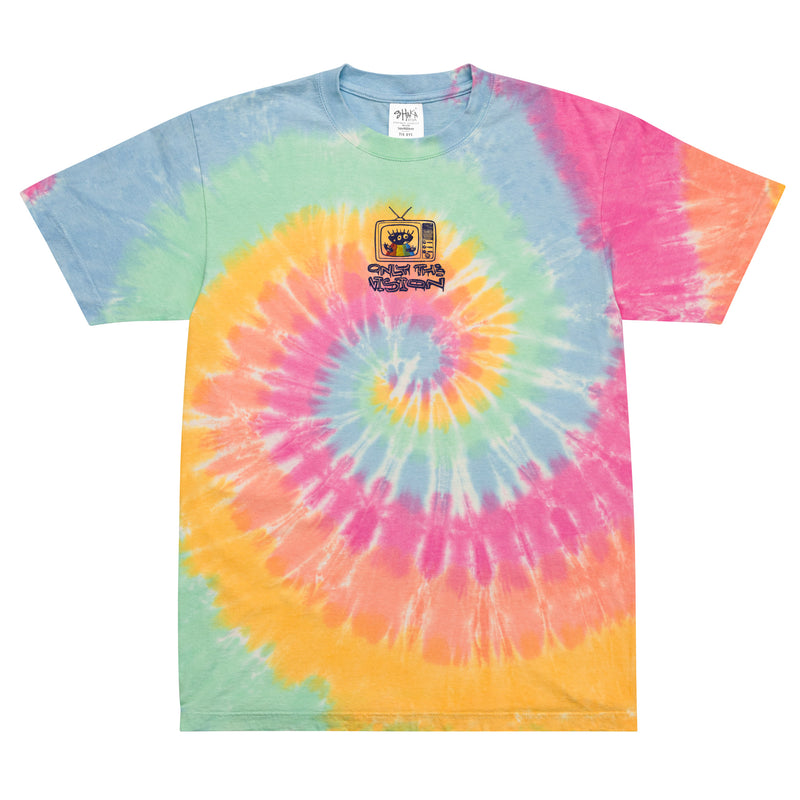 Funky TV Oversized tie-dye t-shirt