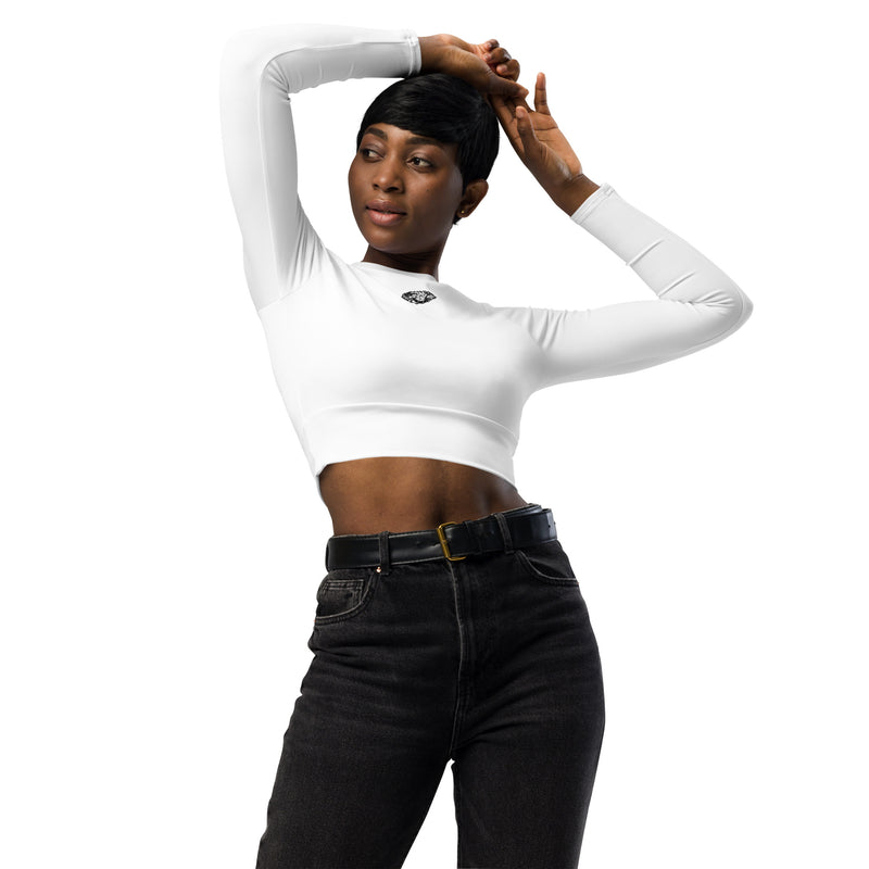 Long-sleeve OTV Lion crop top