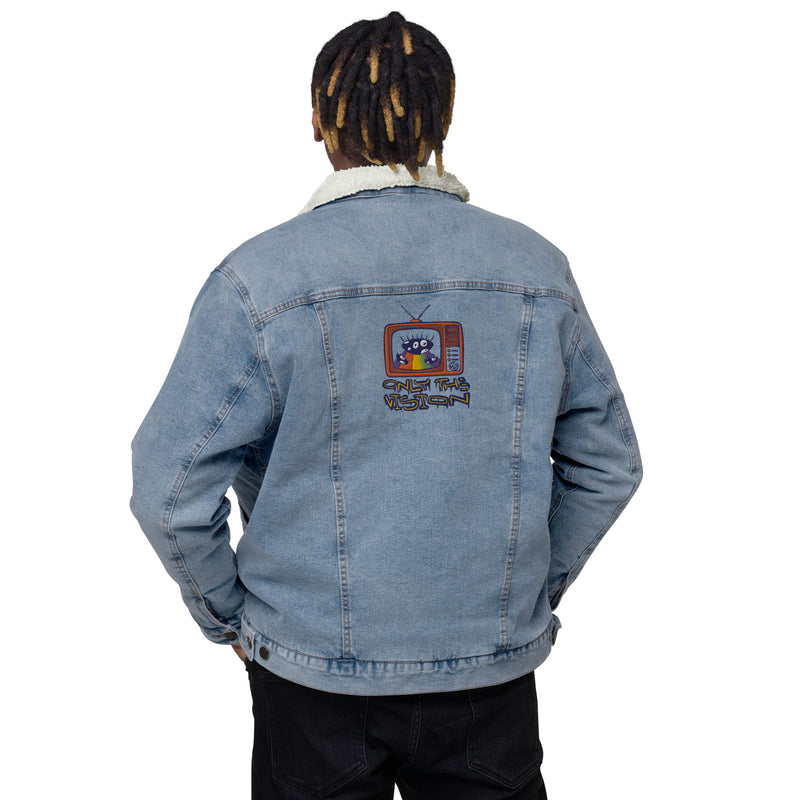 Unisex denim sherpa OTV jacket